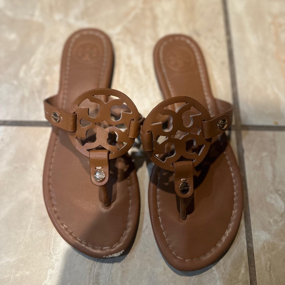 Brown Miller Vintage Vachette Tory Burch Leather
Sandals 9.5
